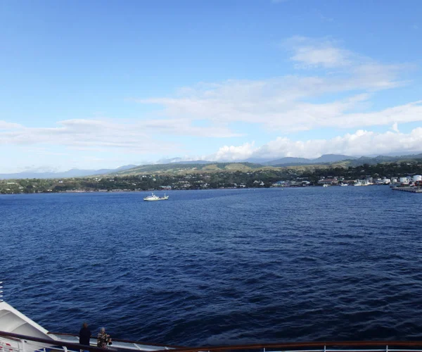 Blick Auf Honiara Von Einem Kreuzfahrtschiff Salomonische Inseln — Stockfoto