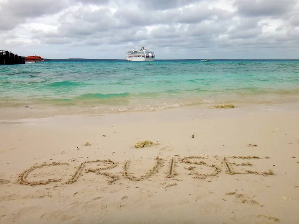 Uitzicht Jinek Bay Vanuit Easo Lifou Loyalty Islands Noumea — Stockfoto