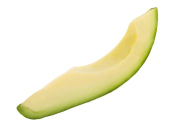 Taze avokado meyve beyaz arka plan üzerinde dilim