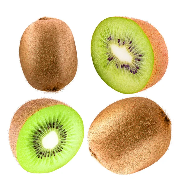 Isolated Kiwi Tcollection Kiwi Fruit Isolated White Background Package Design — Stock Photo, Image