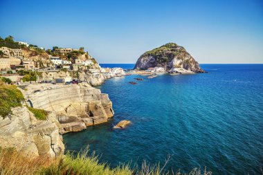 A view of Sant Angelo on island Ischia,Italy clipart