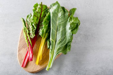 Tereyağı yağsız diyet için pancar yeşillik yapraklı bitki tipik gıda yaprak