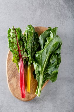 Tereyağı yağsız diyet için pancar yeşillik yapraklı bitki tipik gıda yaprak