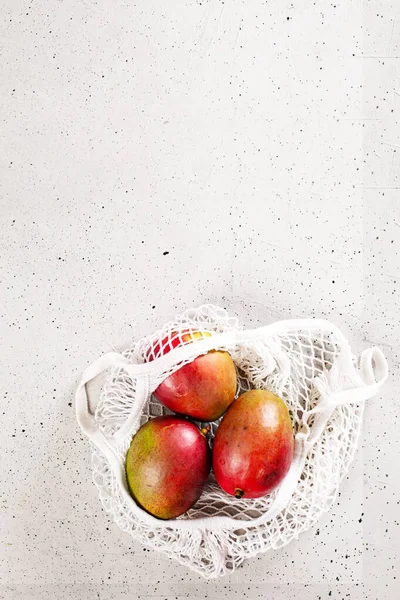 Reusable shopping tote for grocery with Mango