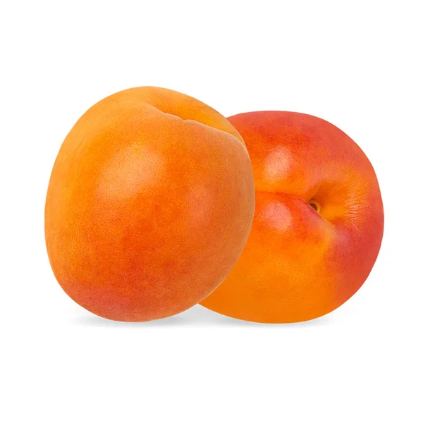 Apricots isolated on white background with clipping path — Stock Photo, Image