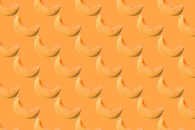 Yaratıcı renkli dokuda izole edilmiş taze meyve deseni