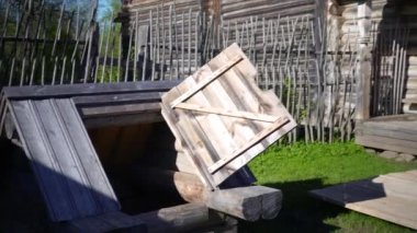 Vitoslavlitsy Müzesi ahşap mimarisinin