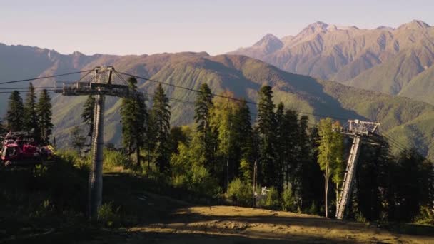 Kaukázus. Krasnaya Polyana — Stock videók