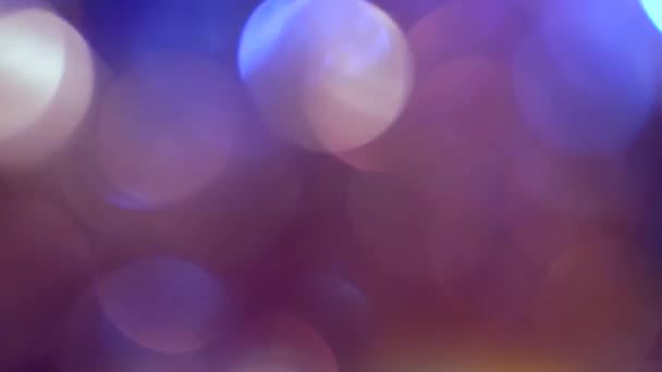 Розмитий абстрактний фон кольорових миготливих кіл — стокове відео