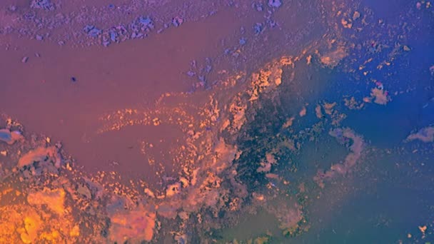 Abstrakt färg rörlig bakgrund närbild — Stockvideo