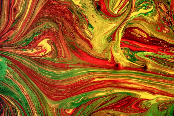 Πολύχρωμο ακρυλικό χρώμα κηλίδες γκρο πλαν — Φωτογραφία Αρχείου
