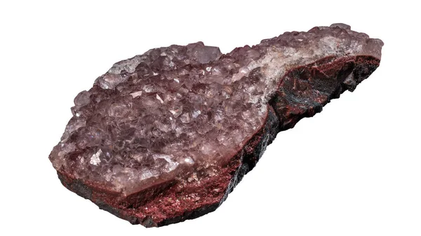 Amethyst Stone Stacked Image Isolate Macro Closeup — Stock Photo, Image