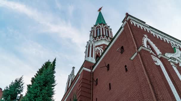 Plaza Roja Moscú Rusia Cronograma — Vídeos de Stock