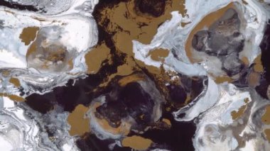 Soyut renk hareketli arka plan. Makro 4k video