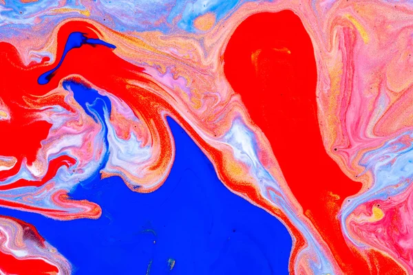 Dökülen boyalardan soyut renkli arka plan