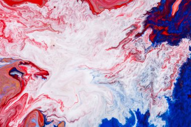 Dökülen boyalardan soyut renkli arka plan