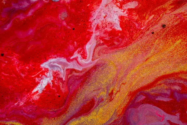 Abstrakte farbige Hintergrund von verschütteten Farben — Stockfoto