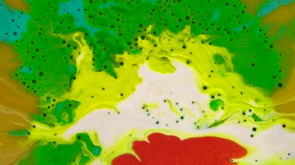 Abstrakt farve bevægende baggrund tæt på – Stock-video