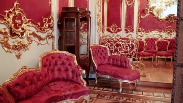 Intérieur Palais Dans Style Classique — Video