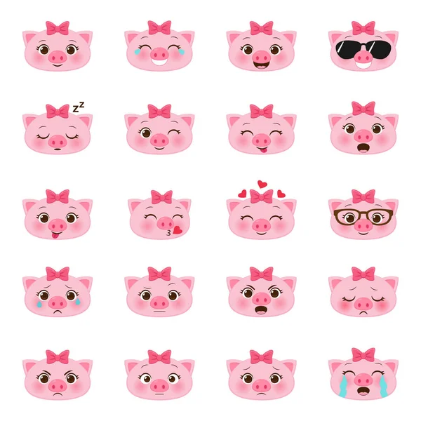 Accor Circo Crónica Cara de cerdos imágenes de stock de arte vectorial - Página 3 |  Depositphotos