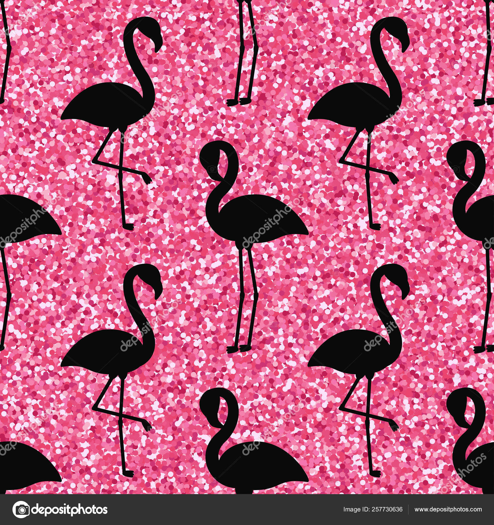 Black And Pink Glitter Backgrounds Vector Illustration