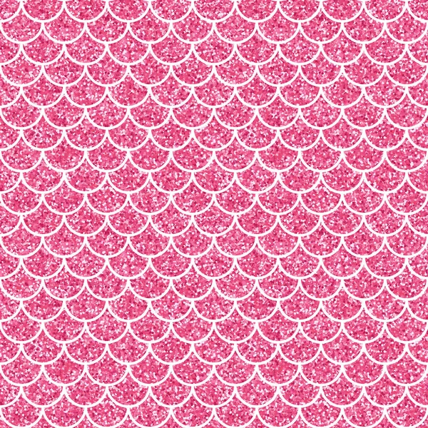 Textura Rosa Brilhante Fundo Vetor Faísca Rose Confetti Padrão Sem — Vetor de Stock