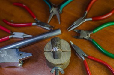 İle profesyonel araçları yapımı craft Kuyumculuk için masaüstü. Kopya alanı