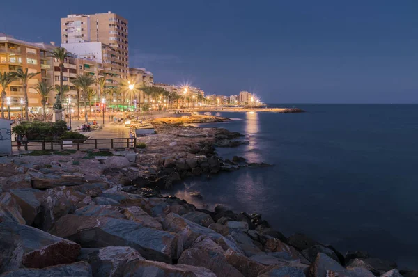 gece ışıkları torreveja İspanya