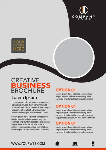 Vektör tasarımı. Broşür, Yıllık Rapor, Dergi, Poster, Şirket Sunumu, Portföy, Flyer için Şablon. A4 numara. Kullanımı ve düzenlenmesi kolay