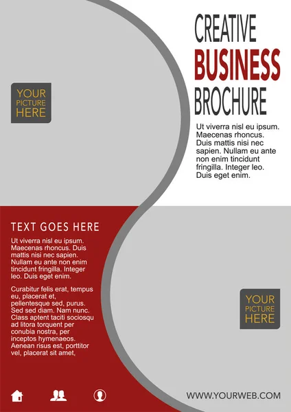 Vektör tasarımı. Broşür, Yıllık Rapor, Dergi, Poster, Şirket Sunumu, Portföy, Flyer için Şablon. A4 numara. Kullanımı ve düzenlenmesi kolay