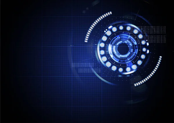 Teknolojik Soyut Dijital cyber hafif arayüzü arka plan vektör tasarımı