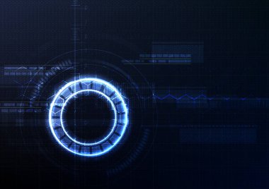 Teknolojik Akıllı arayüz şifreleme sistemi arka plan şablonu vektör tasarımı