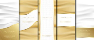 Kumaş koleksiyonu soyut desen doku arka plan şablonu vektör tasarımı