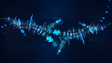 Arka plan vektör tasarım teknolojik soyut gelecek dijital sistem veri akışı