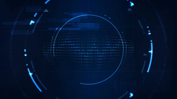 Teknolojik cyber arayüz gelecekteki sistemi platformu arka plan şablonu vektör tasarımı