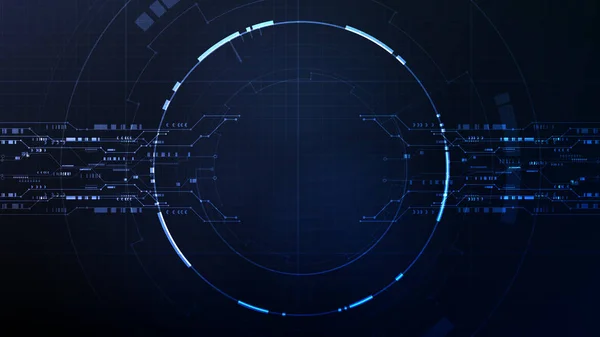 Teknolojik gelecekteki arabirim hud devre platform arka plan şablonu vektör tasarımı