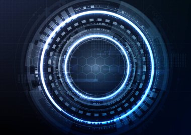 Teknolojik arabirimi erişim şifreleme platform arka plan vektör tasarımı