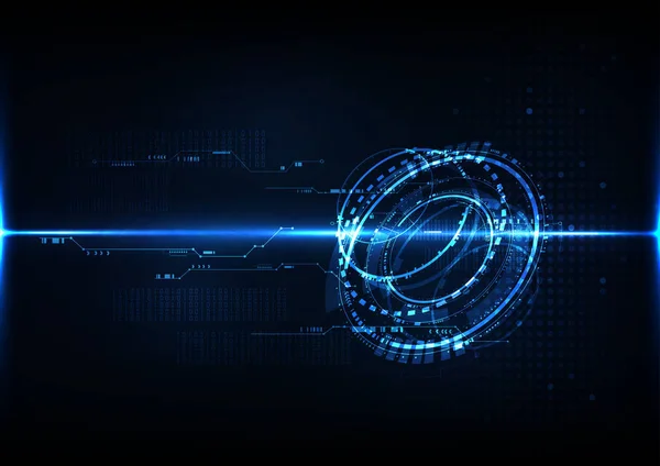 Soyut Dijital teknoloji operasyonel sistem modern ağ cyber arka plan vektör tasarımı
