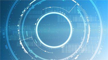 Teknoloji futuristik soyut sistem siber arka plan Temp