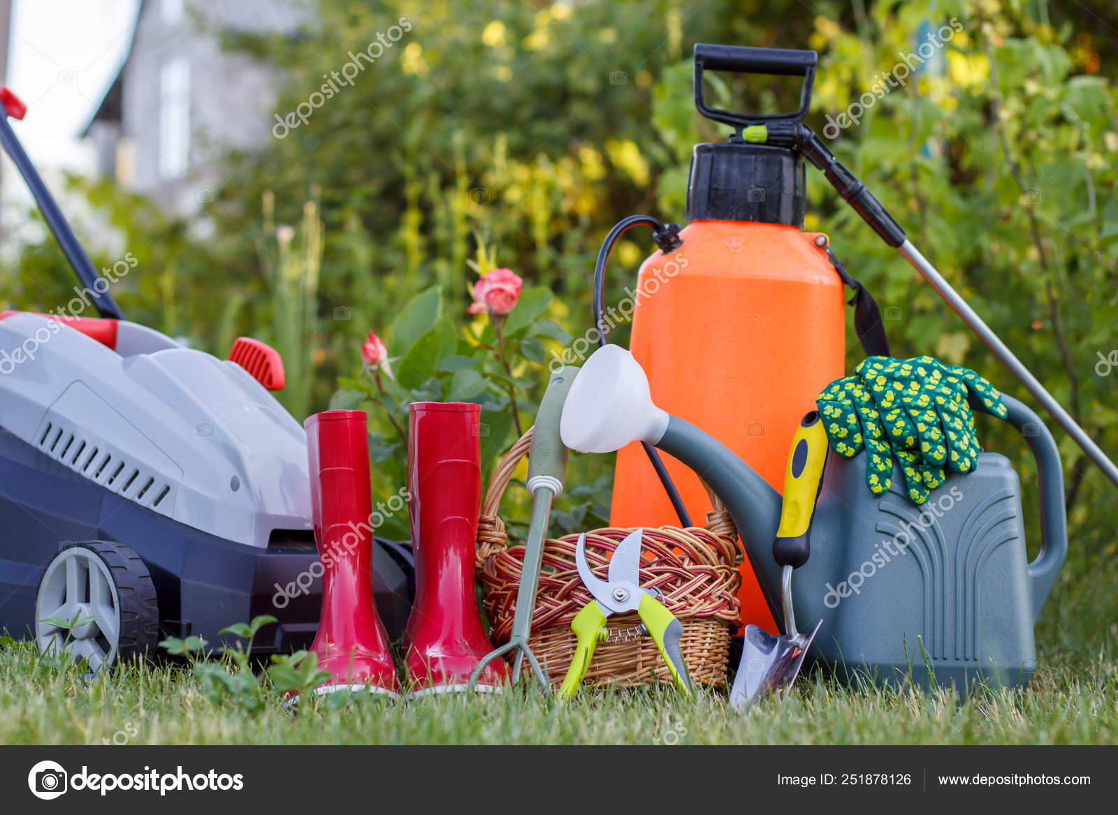 electric lawn rake