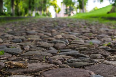 Taş yol ayrıntıları Arnavut kaldırımı