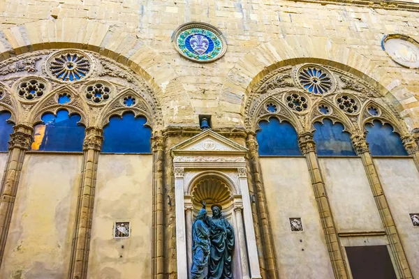 Museu Chiesa Igreja Orsanmichele Florença Itália Anteriormente Mosteiro São Michele — Fotografia de Stock