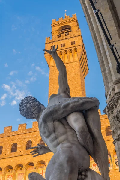 Sabines Palazzo Vecchio로 Lanza Signoria 피렌체 이탈리아 Giambologna 1583 Sabines — 스톡 사진