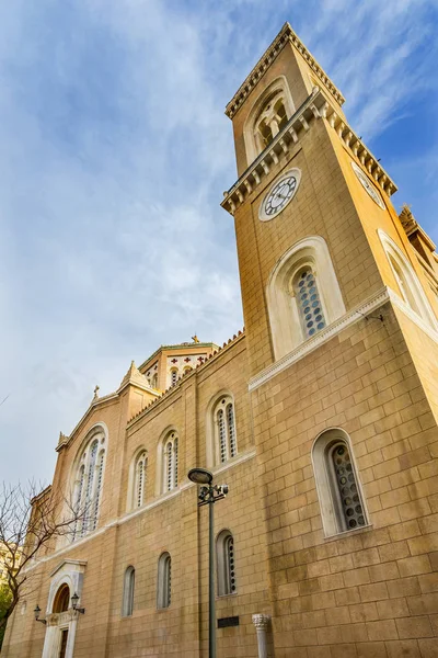 Catedral Metropolitana Atenas Grecia Construido 1842 Iglesia Ortodoxa Griega Principal — Foto de Stock