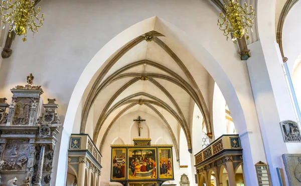 Lutherstadt Wittenberg Niemcy Marca 2018 Saint Mary Church Miasta Stadtkirche — Zdjęcie stockowe