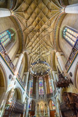 Wittenberg, Almanya - 18 Mart, 2018 All Saints kale kilise Schlosskirche Lutherstadt Wittenberg Almanya Castle. Nerede Luther 95 Tez 1517 yayınlanmıştır Protestan başlangıç. 