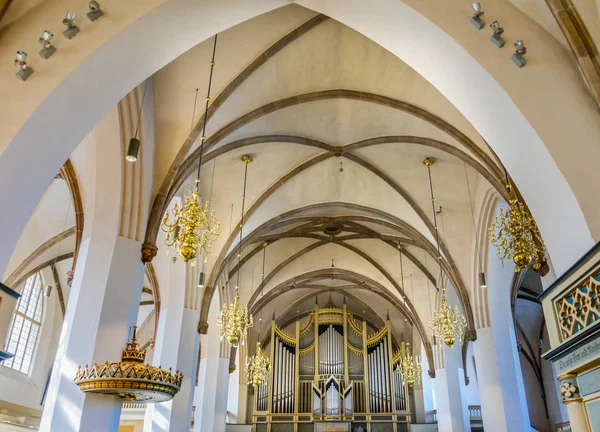 Wittenberg Germany March 2018 Organ Saint Mary City Church Stadtkirche — Stock Photo, Image