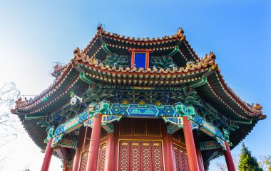 Zhoushang Pagoda Jingshan Parkı Pekin, Çin. Yasak Şehir, daha sonra parçası Jingshang 1179 inşa ayrı bir park.