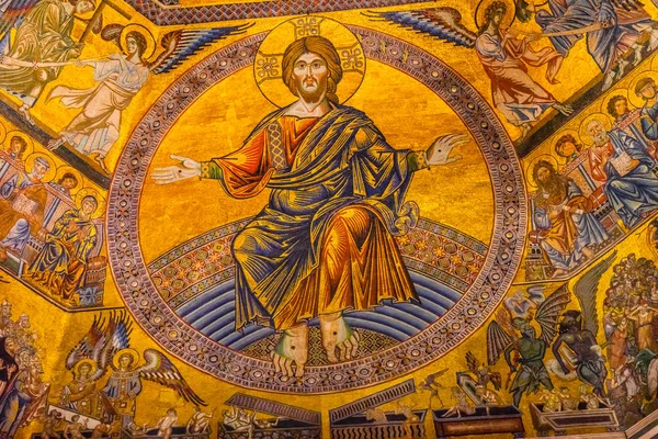 Флоренция Италия Сентября 2017 Библиография Иисус Христос Иисус Христос Ангелы — стоковое фото