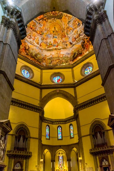 Florence Talya Eylül 2017 Sunak Giorgio Vasari Fresk Jesus Last — Stok fotoğraf